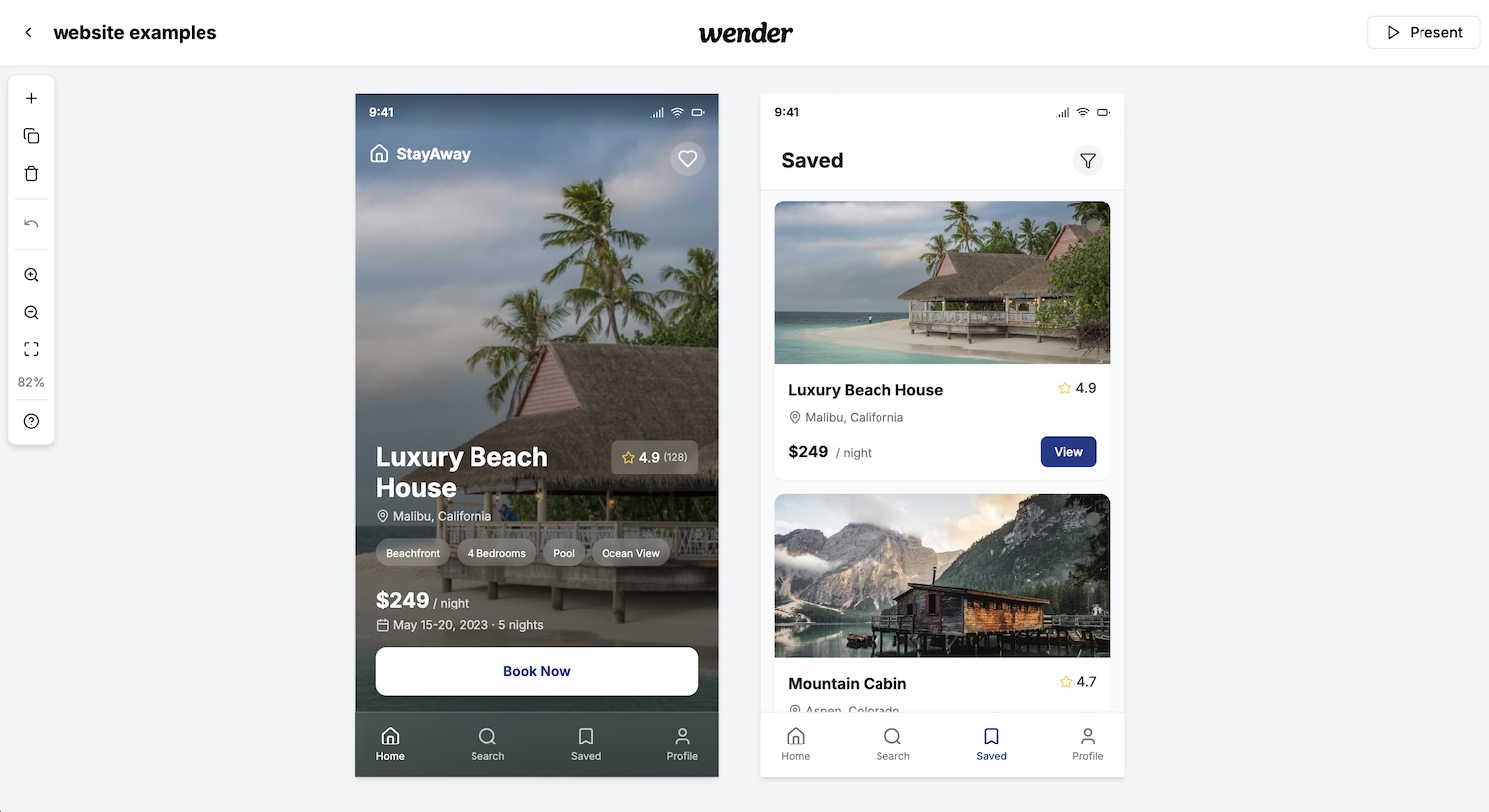UI Design Example