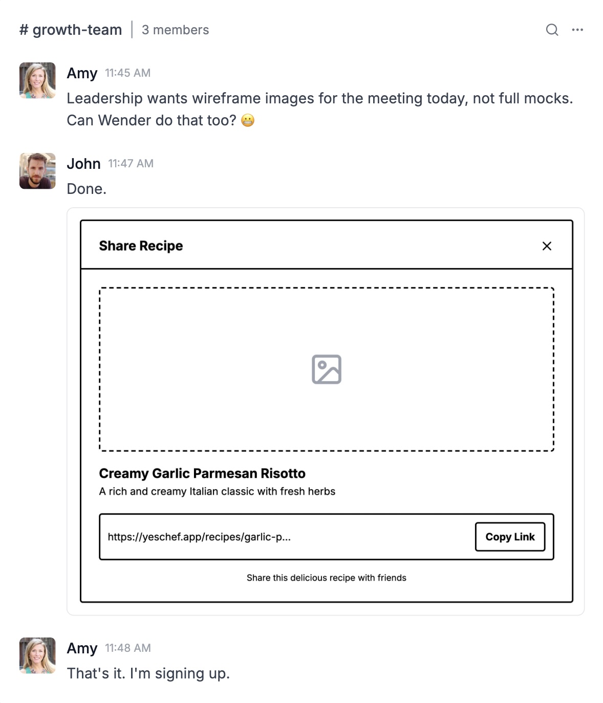 Wireframe Example